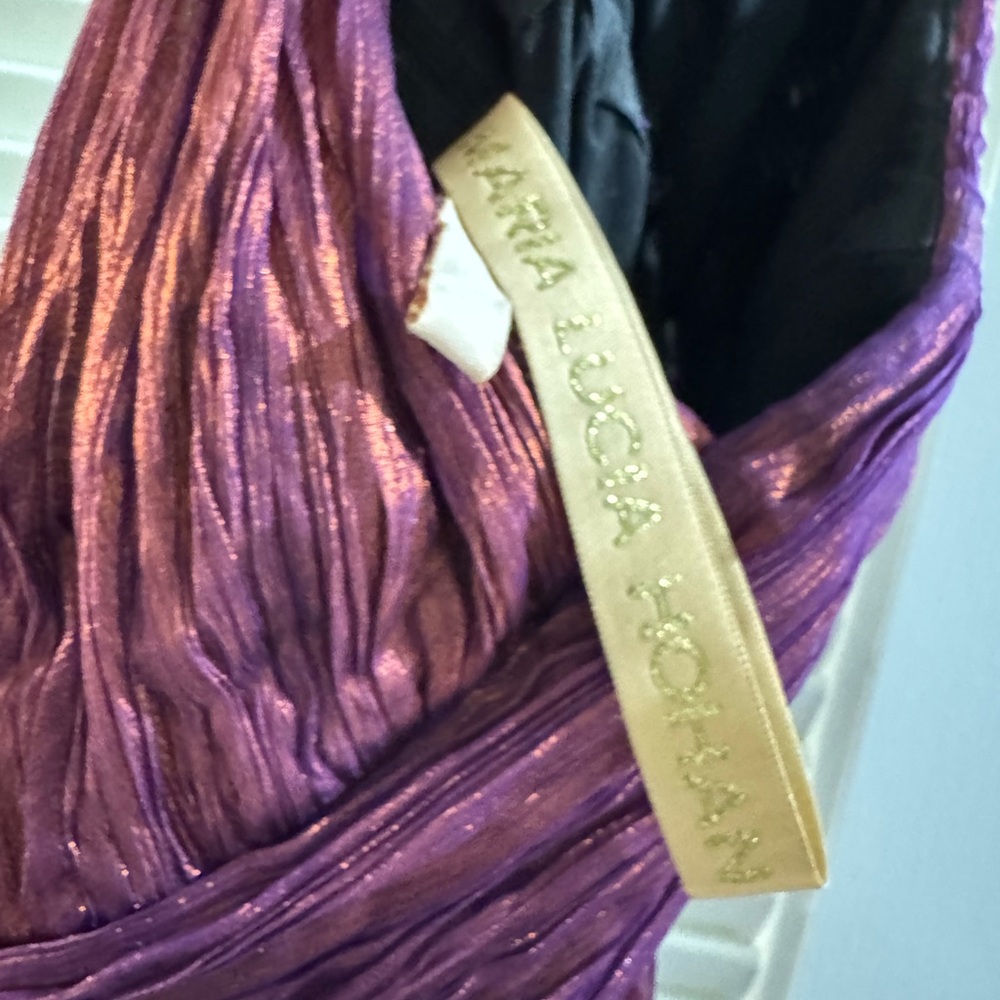 Maria Lucia Hohan Purple Maxi Dress - Picture 4 of 4